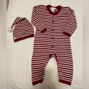 Elegant Baby knit one piece size 6 Months. Worn once, Like New!